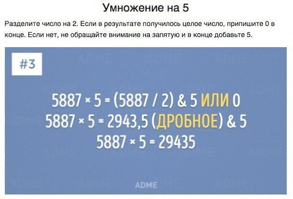 10 простых математических приемов Если у вас все плохо с математикой — это не ваша вина. Нас просто ... - 4