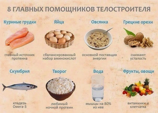 8 главных помощников телостроителя.Куриные грудки – главный источник протеинаУверены, заядлые ...