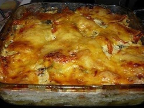Обалденная вкусная запеканка картофельная с рыбкой. Получается изумительная хрустящая сырная ... - 5