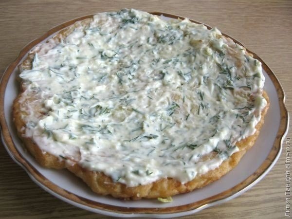Кабачковый торт. Ингредиенты: Кабачки – 2 шт. Яйца – 2-3 шт. Мука – 0,5 ст. Соль – по вкусу Помидоры ... - 7