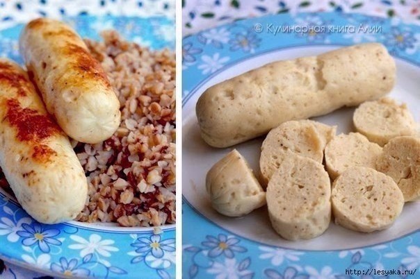 Нежнейшие домашние куриные сосиски. Ингредиенты: - 500-600 г куриного филе (у меня грудки) - 100 мл ...