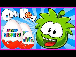 Surprise Show!!! Kinder Surprise - Om Nom.   -    !!!