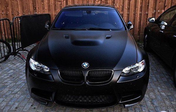 Black matte BMW M3