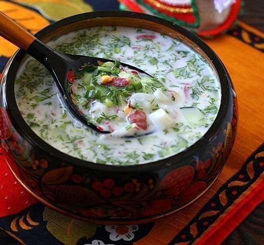 Пять вкуснейших рецептов окрошки.РЕЦЕПТ № 1Окрошка на простокваше Понадобится: на литр домашней ...