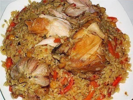 Узбекский плов с курицей. Время приготовления: 2 часа 10 минут. Ингредиенты для 6 порций: - грудка ...