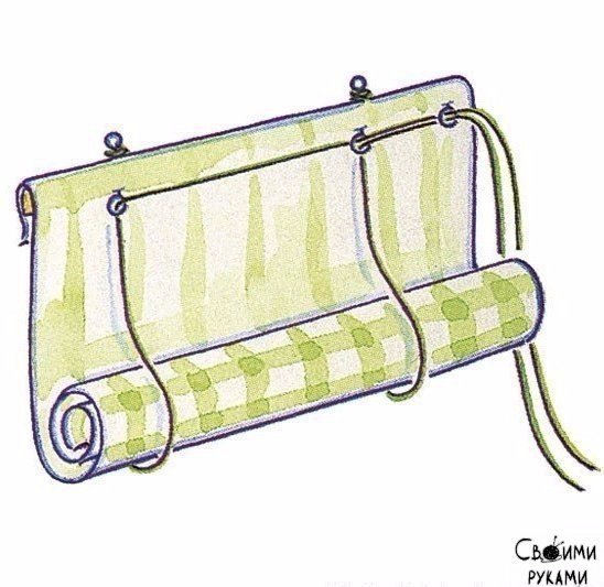 Рисунок - 8 Выкройка рулонных штор Diy curtains, Diy crafts life hacks, Roman cu