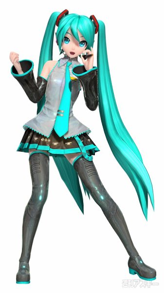 Вокалоид Хатсунэ Мику (Hatsune Miku) сестра вокалоида Ракинг Мику