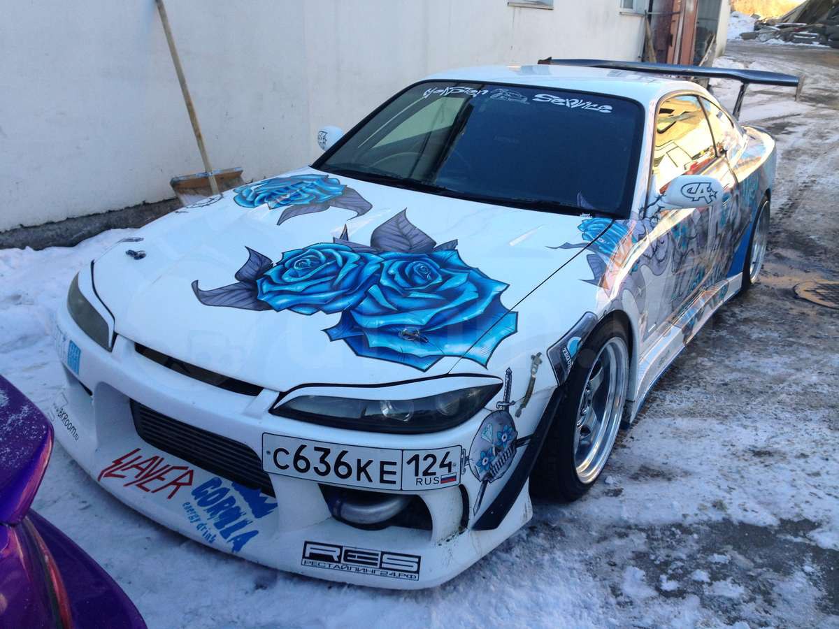 Nissan Silvia s15 Королева дрифта