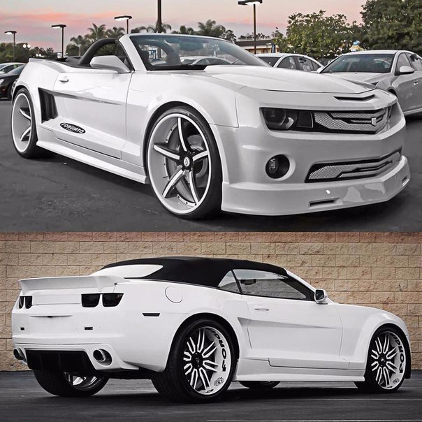 Wide Body Camaro Convertible   Forgiato.