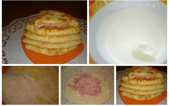 Сырные лепешки за 15 минут.Получаются очень сочные и хрустящие :)Ингредиенты:Кефир — 1 стак.Соль — ...