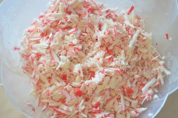 Сырные шарики с крабовыми палочками.Закуска из крабового мяса (или палочек) очень популярна. ... - 3