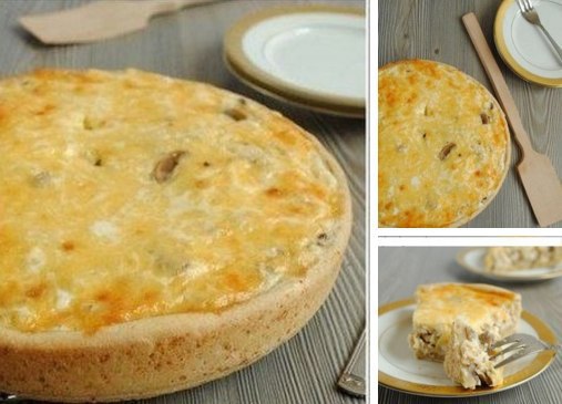 Лоранский пирог с курицей и грибами.Ингредиенты:тесто50г сливочного масла размягченного1 яйцо3 ст.л. ...