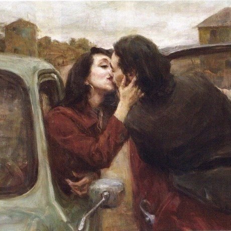 Любовь - это красиво. Я видел в галерее.