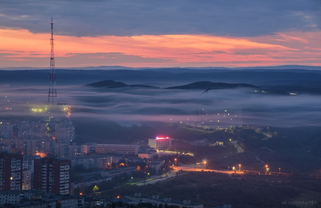 Рассвет в Мурманске