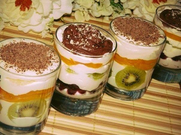 Десерт творожный - просто пальчики оближешь! Домашние его обожают! Ингредиенты: Творог 300 гр, ...