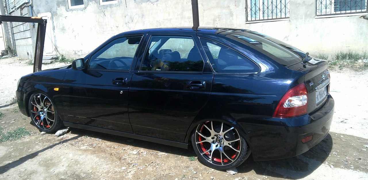 Приора на лайтовой посадке и шикарных дисках - Пацанские Вазы [Таз|Авто ...