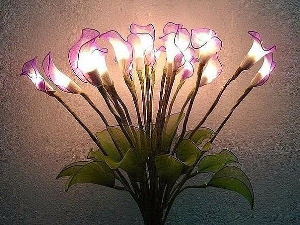 Цветочные мотивы в ночниках.. Вы удивитесь! Но такую красоту можно сделать своими руками. Для этого ... - 2