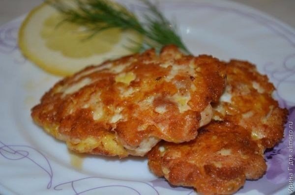 Курино-сырные рубленые котлеты.Для всех любителей сыра, курицы и их прекрасного сочетания мой новый ...