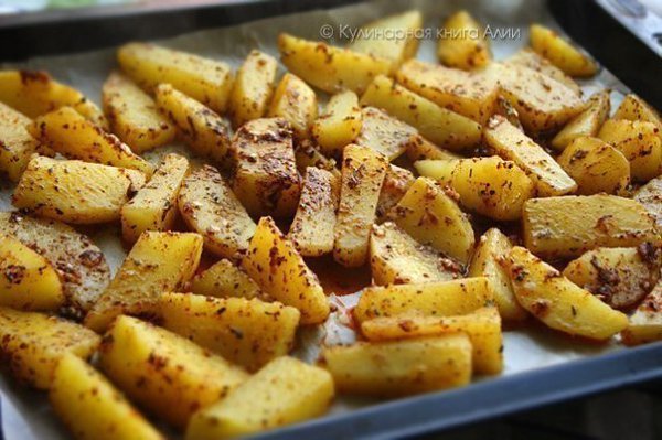 Запеченный картофель по-турецки. Очень вкусный, ароматный и нежный картофель получается по этому ... - 8