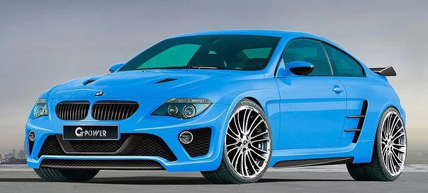 BMW M6 G-Power Hurricane CS.  370 / 230 mph.  100 / 4.2 ...