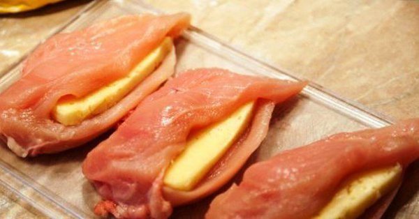 КУРИНАЯ ГРУДКА С СЫРОМ.ИНГРЕДИЕНТЫ: Сыр — 120 Грамм Куриная грудка — 3 Штуки Яйцо — 1 Штука Мука — ... - 2