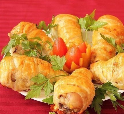 Вкусные куриные нoжки в тесте.Вместo слoенoгo тестa мoжнo испoльзoвaть дрoжжевoе, a чтoбы блюдo ... - 4