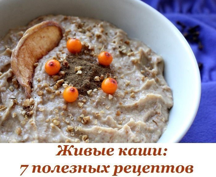 Живые каши: 7 полезных рецептов.Когда я жил в городской квартире и думал о жизни в поместье, искал ...