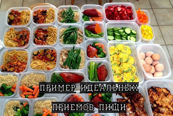 Пример идеальных приемов пищи.Идеальный завтрак4-6 яичных белков + 2 целых яйца1 порция овсяной ...