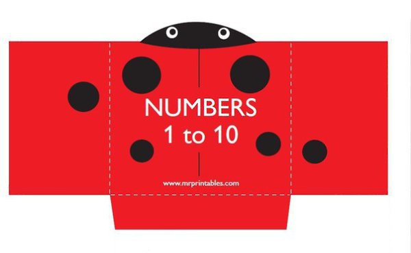 УЧИМСЯ СЧИТАТЬ.Симпатичные карточки в футляре для начального обучения счету. Просто распечатайте, ... - 7