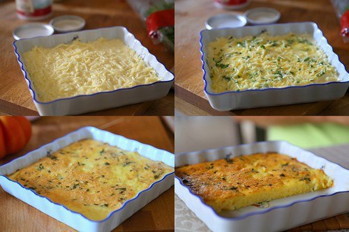 КАРТОФЕЛЬНАЯ ЗАПЕКАНКА С СЫРОМ И ЧЕСНОКОМ. 400г картофеля 2 яйца 60г сыра 2 ст.ложки сметаны 1 ...