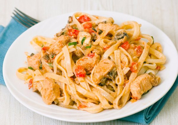 ТОП-10 ВКУСНЕЙШИХ РЕЦЕПТОВ ПАСТЫ.Просто, сытно и полезно 1. Спагетти со сливочно-грибным ... - 6