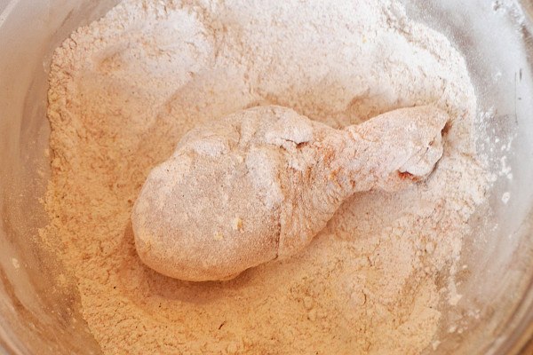 Куриные ножки (а-ля KFS). Отличный рецепт приготовления хрустящих куриных ножек в двойной панировке ... - 6