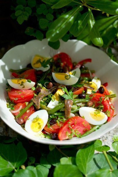 Салат Нисуаз(Nioise). Блаженство! Это действительно нереально вкусно! Абсолютно уверена, что вы с ... - 9