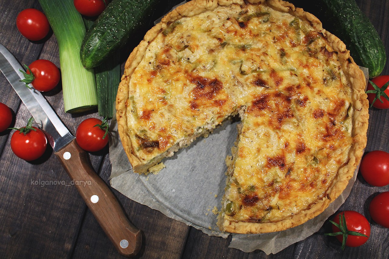 Рецепты от наших участников.Киш Лорен с курицейАвтор: Дарья КолгановаНа форму 20 смДля теста: • Мука ...