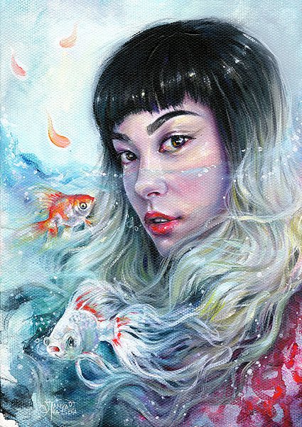 ))).Художник Tanya Shatseva. Есть женщины-загадки… Такую женщину ты узнаешь постепенно… она как ...