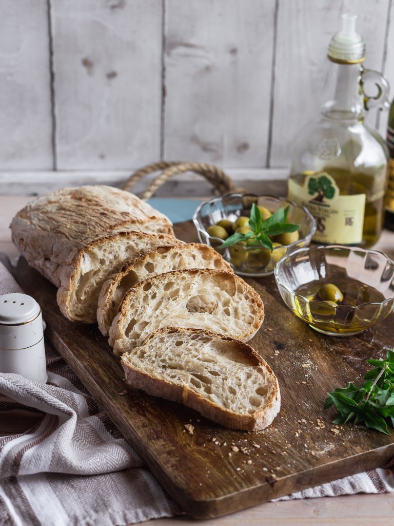 Чиабатта из цельнозерновой муки