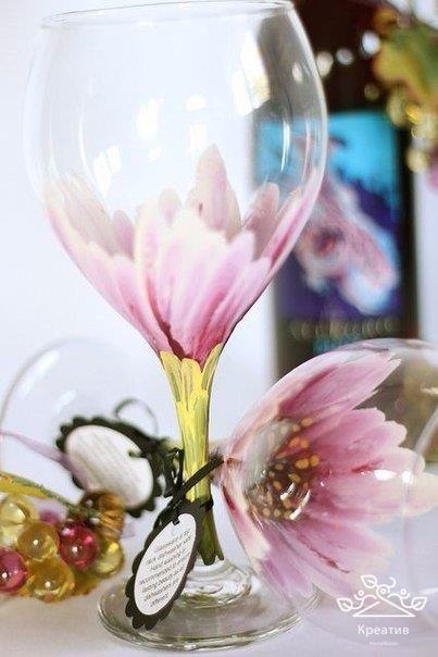 Расписные бокалы. Шикарная идея - 4