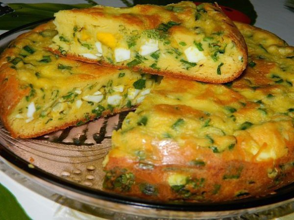 Пирог с яйцами и зеленым луком. В сезон свежей зелени предлагаю приготовить не только вкусный, но и ... - 7