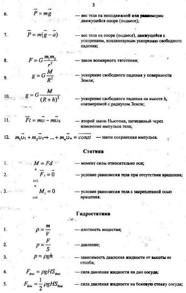 Формулы по физике. Ты их выучишь! Мы в тебя верим! - 3