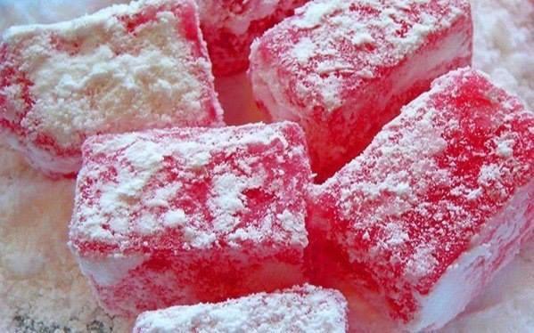Рахат-лукум - турецкая кухня. Ингредиенты: -вода — 2.5 стакана -сахар — 2 стакана -ванильный сахар — ...