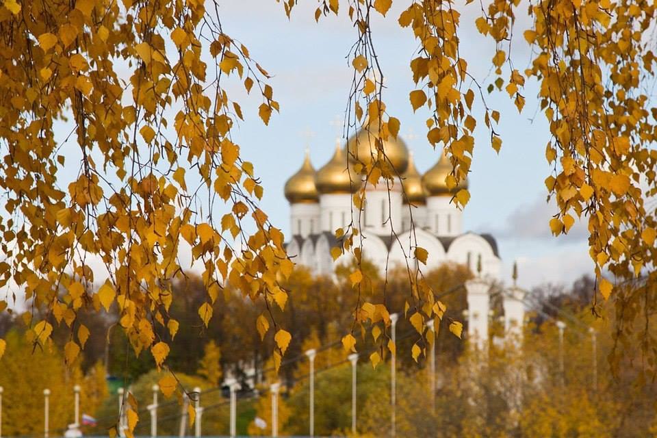 Кострома осенью церкви