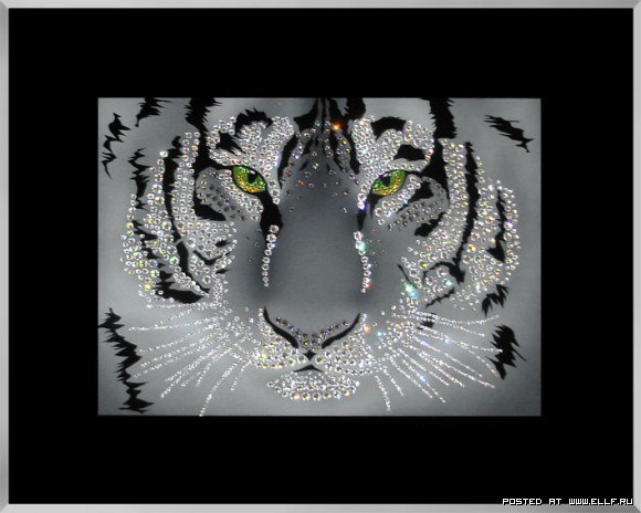 :) Картины с камнями Swarovski. В нашу высокотехнологичную эпоху сложно удивить искушенных ценителей ... - 7