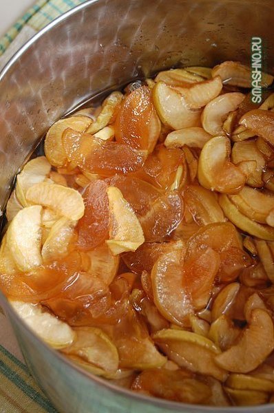 Яблочное варенье, прозрачное и душистое. Какой запах, цвет, вкус… Вам потребуется: килограмм яблок; ... - 7
