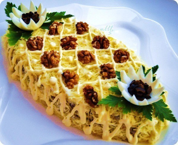 Новый год не за горами! Рецепты и идеи 2017 8 самых ВКУСНЫХ и НЕОБЫЧНО оформленных салатов к ... - 4