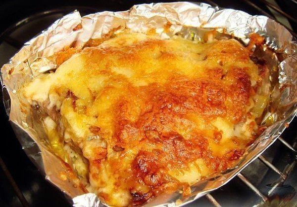 Быстрый ужин. Узелки с мясом и сыром. Для приготовления узелков на пять порций нам понадобится мясо ...