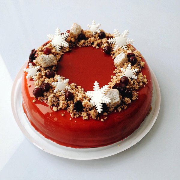 Зеркальная глазурь.Ингредиенты:Желатин — 12 г Сахар — 150 г Вода — 75 млСироп глюкозы или кукурузный ... - 4