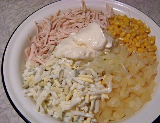 Нежный и легкий салатик