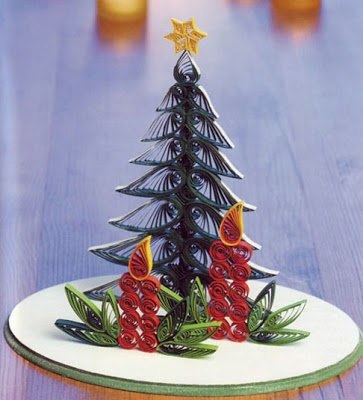 QllArt | Quilling Christmas tree | Открытка своими руками | Квиллинг ёлочка