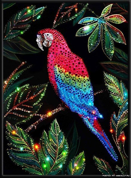 :) Картины с камнями Swarovski. В нашу высокотехнологичную эпоху сложно удивить искушенных ценителей ... - 5