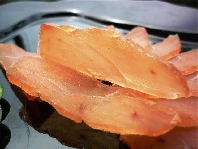 Балык из курочки.на 100грамм - 87.77 ккалБ/Ж/У - 14.34/0.81/0.95 Ингредиенты: 3 куриных филе (около ...